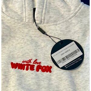 NWT White Fox Boutique oversized hoodie size XXS in the "Grey Marle" color